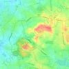 Bachupally mandal topographic map, elevation, terrain