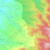 Nabul topographic map, elevation, terrain