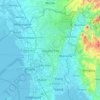 Quezon City topographic map, elevation, terrain