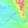 Boise topographic map, elevation, terrain