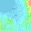 Butuan topographic map, elevation, terrain
