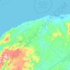 Gutalac topographic map, elevation, terrain