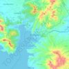 Olongapo topographic map, elevation, terrain