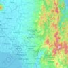 Bulacan topographic map, elevation, terrain