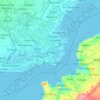 Iloilo City topographic map, elevation, terrain