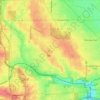 Wauwatosa topographic map, elevation, terrain