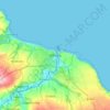 Whitby topographic map, elevation, terrain