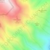 Appalachian Mountains topographic map, elevation, terrain