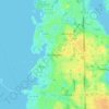 Palm Harbor topographic map, elevation, terrain