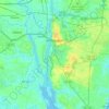 Wilmington topographic map, elevation, terrain