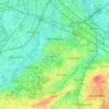 Aalter topographic map, elevation, terrain