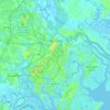 Savannah topographic map, elevation, terrain