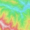 Saluzzo topographic map, elevation, terrain