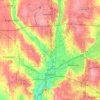 Dayton topographic map, elevation, terrain