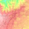 Amarillo topographic map, elevation, terrain