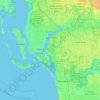 Lee County topographic map, elevation, terrain