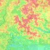 Tallahassee topographic map, elevation, terrain