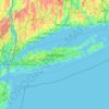 Long Island topographic map, elevation, terrain