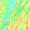 Cleveland topographic map, elevation, terrain