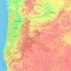 Oregon topographic map, elevation, terrain