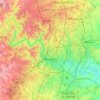 Austin topographic map, elevation, terrain