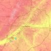 Fort Wayne topographic map, elevation, terrain