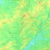 Cobb County topographic map, elevation, terrain