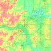 Tulsa topographic map, elevation, terrain