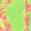 Lake Tahoe topographic map, elevation, terrain