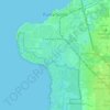 Punta Gorda topographic map, elevation, terrain