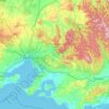 Brookfield topographic map, elevation, terrain