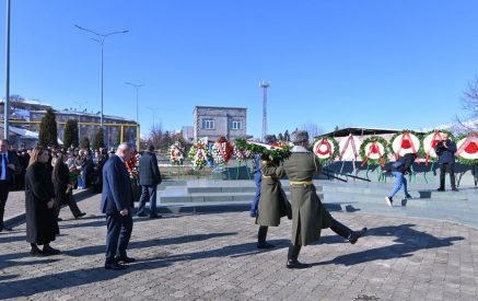 Prime Minister Visits Vanadzor, Spitak, Gyumri with his wife in connection with the 36th anniversary of the earthquake