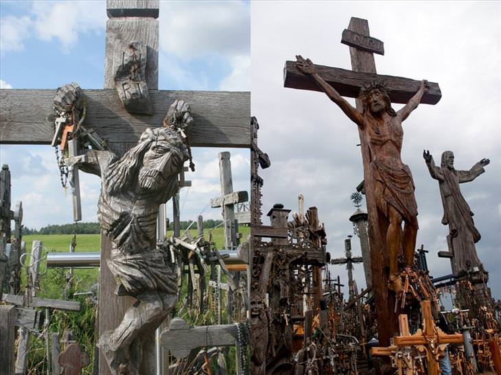 Lithuania, hill of crosses, travel, Christian