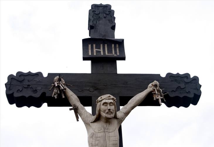 Lithuania, hill of crosses, travel, Christian