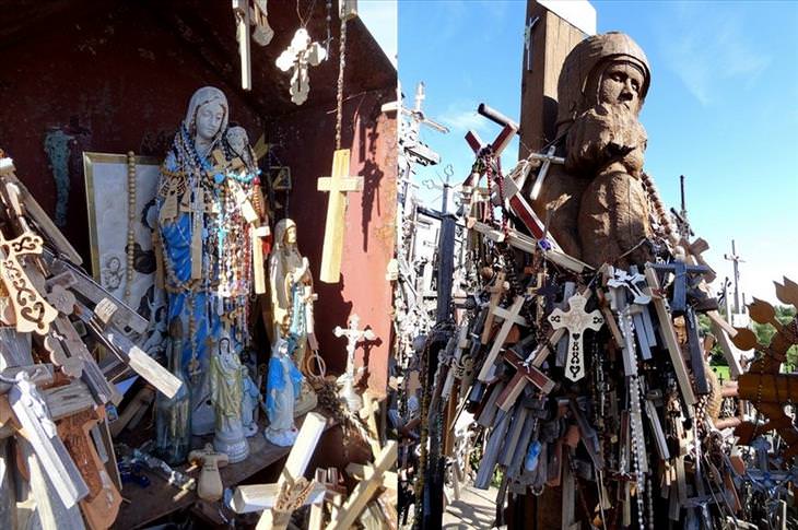 Lithuania, hill of crosses, travel, Christian