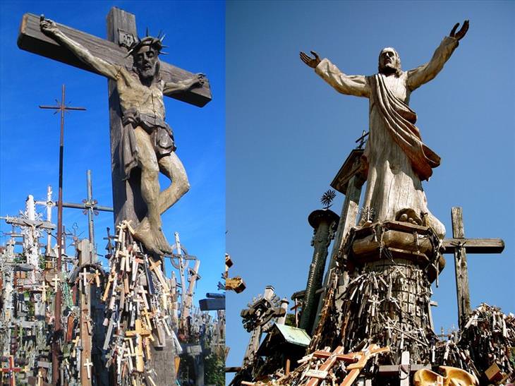 Lithuania, hill of crosses, travel, Christian