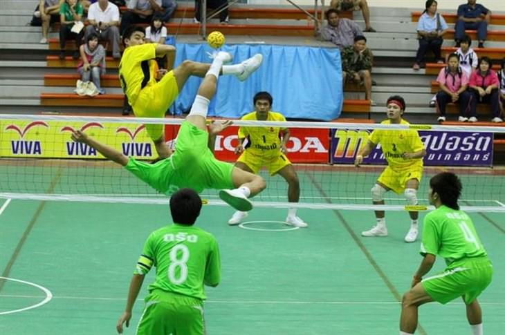 unusual sports - Sepak Takraw