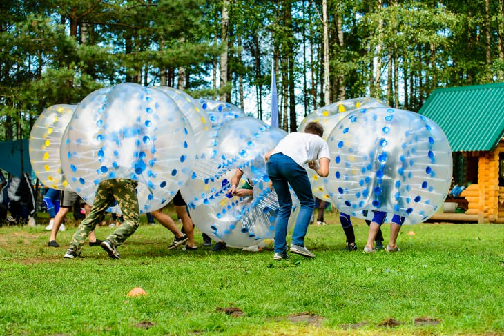 unusual sports - Bubble Soccer