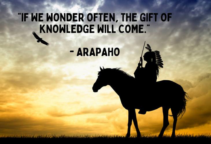 Native American Proverbs, knowledge