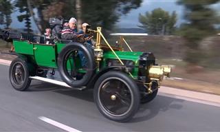 Let’s Go For a Ride in a 1909 White Steam Car!