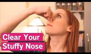 How to Clear a Stuffy Nose