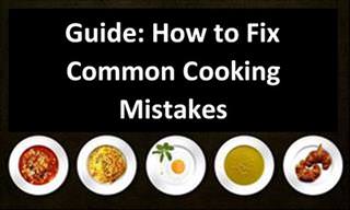 Guide to Correcting Mistakes in Cooking and Baking