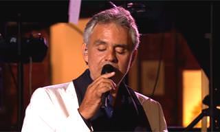 Andrea Bocelli Performs "La Vie En Rose"