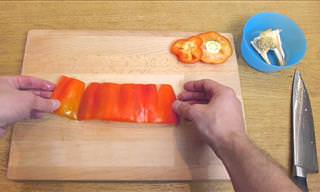 How to Cut a Bell Pepper