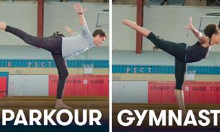 Can Parkour Practitioners Keep Up With Gymnasts?