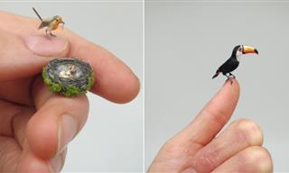 15 Lifelike Miniature Animals by Talented Hungarian Artist