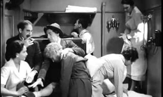 FUNNY: Groucho Marx Turns a Tiny Cabin into a Comedy Stage