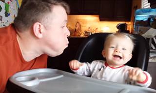 Hilarious: Never Leave a Baby Alone With Dada!