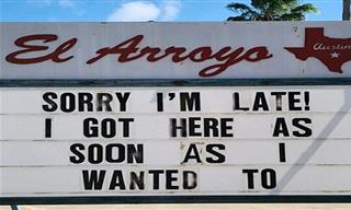 The Funniest Signs From a Restaurant That Loves Humor