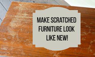 A Super-Easy Fix for Scratched Furniture